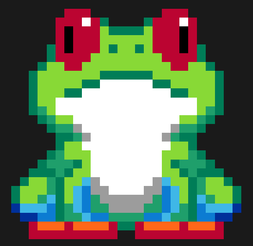 Grenouille Verte Perles à Repasser