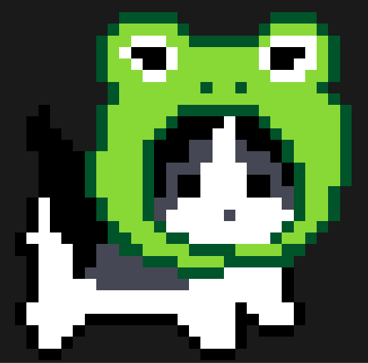 Chat avec Chapeau de Grenouille Perles à Repasser