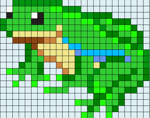 Grenouille Feuille Perles à Repasser