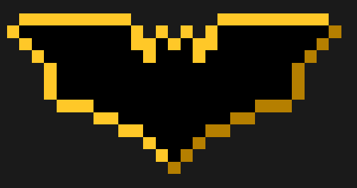 Batman fladdermus silhuett