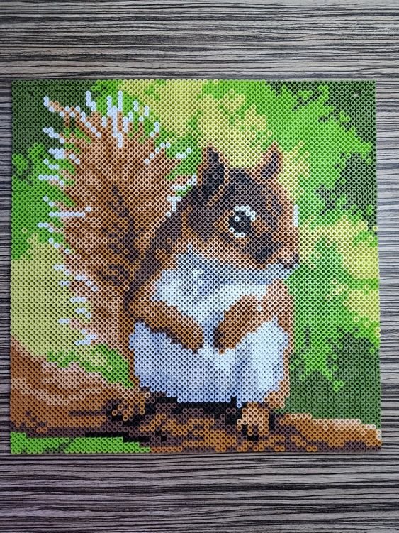 Écureuil Perles à Repasser