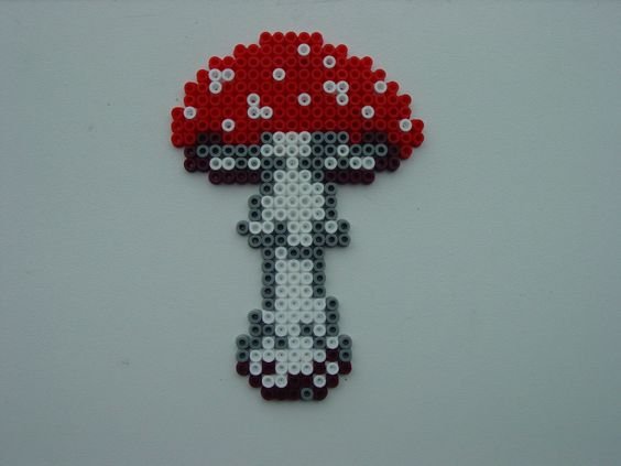 Champignon Perles à Repasser