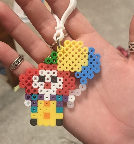 Modèle Clown Perles à Repasser