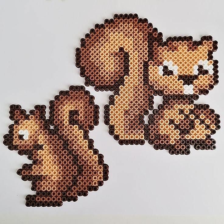 Écureuil Perles à Repasser