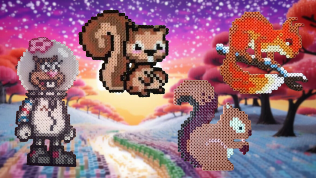 Écureuil Perles à Repasser