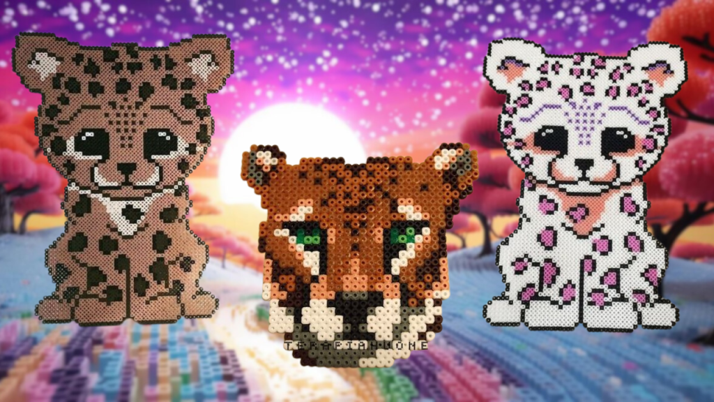 Leopard Perles a Repasser