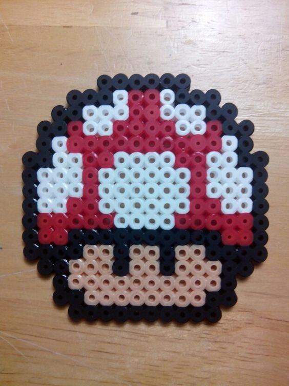 Champignon Perles à Repasser