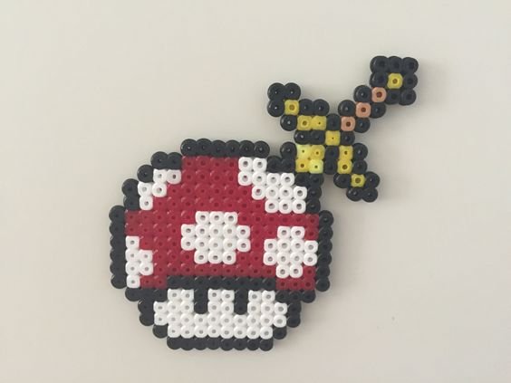 Champignon Perles à Repasser