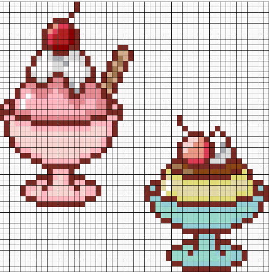 Strawberry Ice Cream And Flan