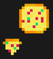 Enkel komplett pizza och pizzaslide