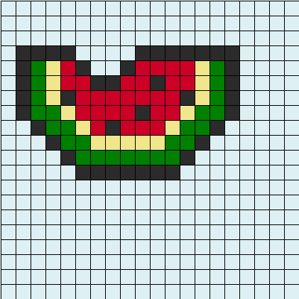 Vattenmelon med bett