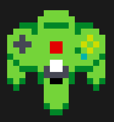 Grön Nintendo 64-kontroll