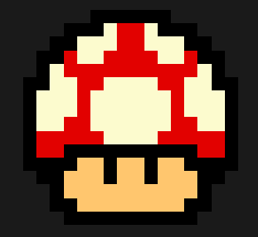 Champignon Super Mario Bros Perles à Repasser