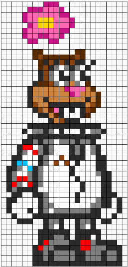 Sandy Cheeks Perles à Repasser