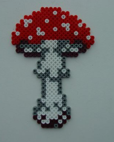 Amanite Tue-Mouches Perles à Repasser