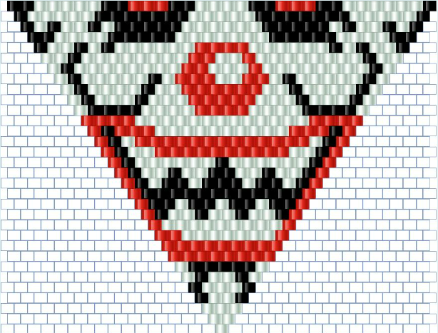 Clown Maléfique - Modèle Perles à Repasser