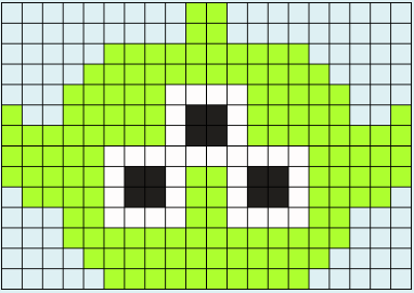 Perles à repasser Alien Tsum Tsum