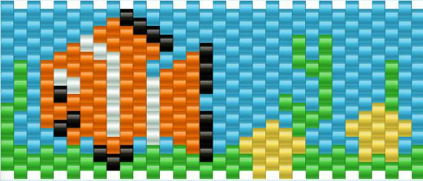 Perles à repasser Nemo