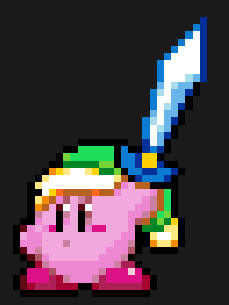 Kirby med svärd