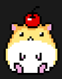 Hamster avec Cerise sur la Tête