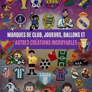 Modeles Football en perles a repasser - Ballons, maillots, logos