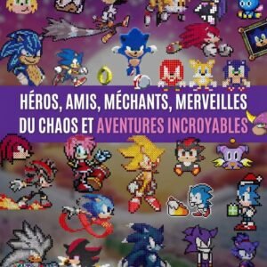 Modeles Sonic en perles a repasser - Sonic, Tails, Knuckles, Shadow