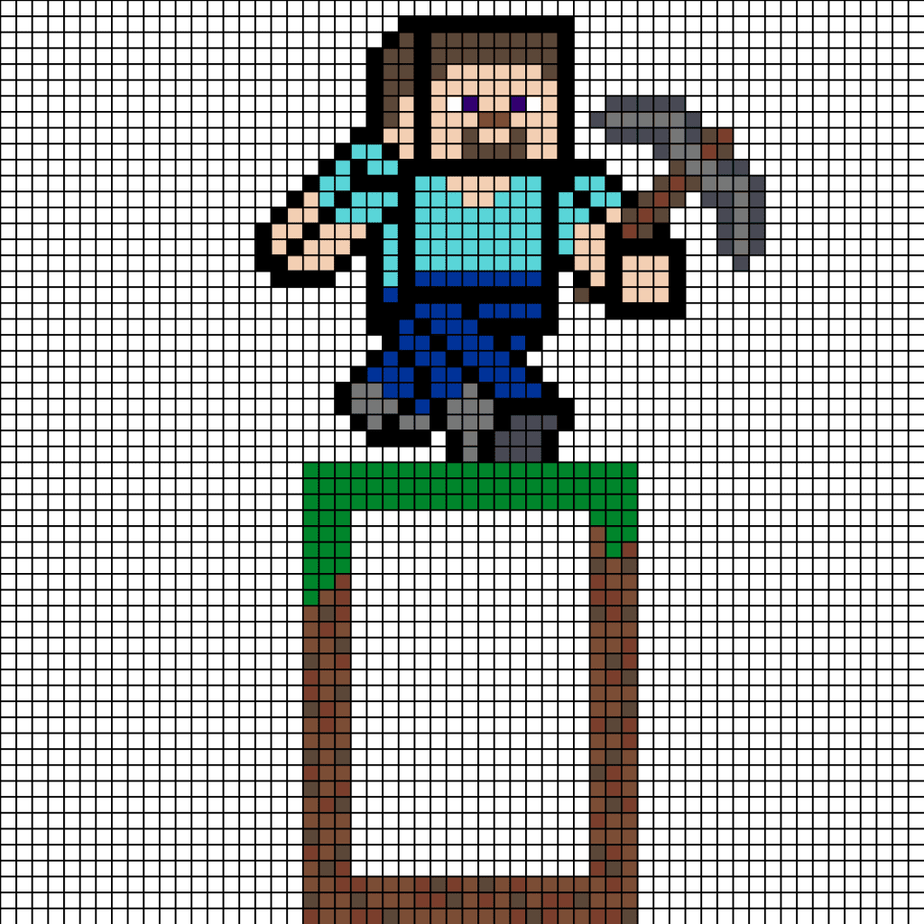 Perles à repasser Cadre Interrupteur Minecraft