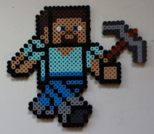 Perles à repasser Cadre Interrupteur Minecraft