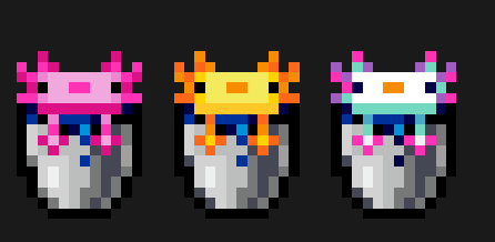 Perles à repasser Axolotls