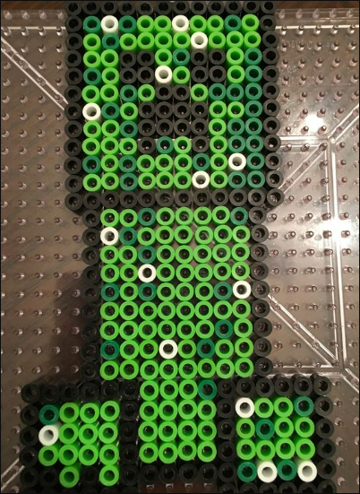 Perles à repasser Creeper - Corps Complet
