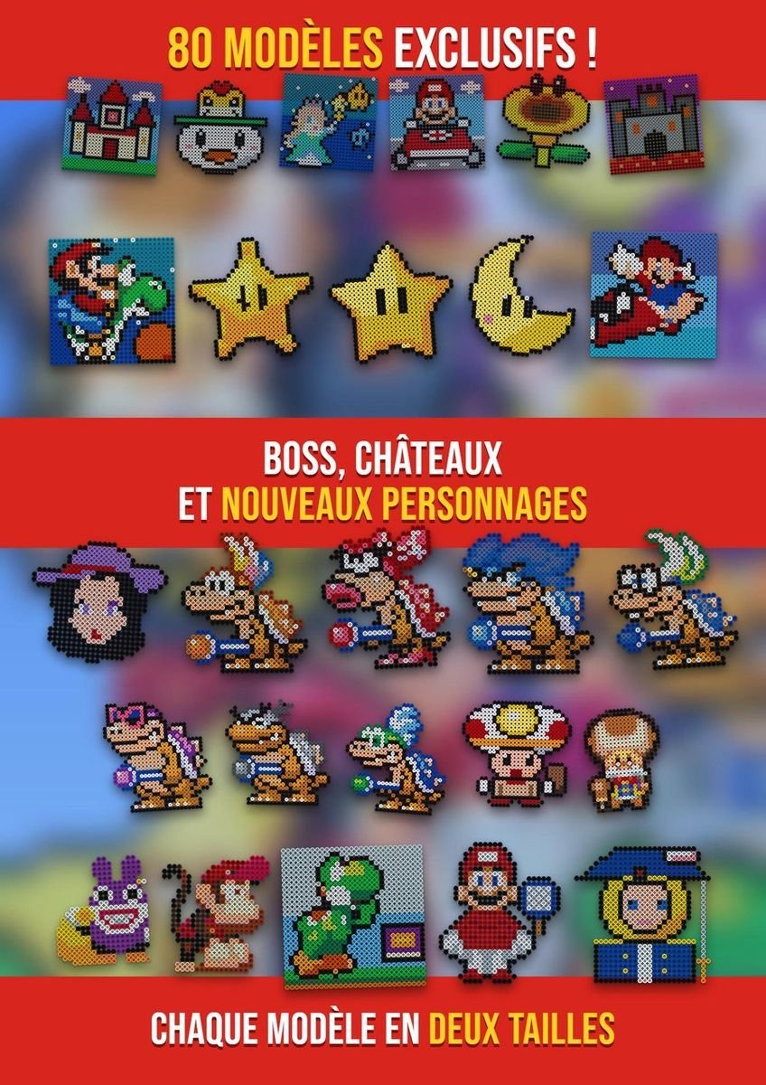 Modèles Super Mario perles à repasser – Complet