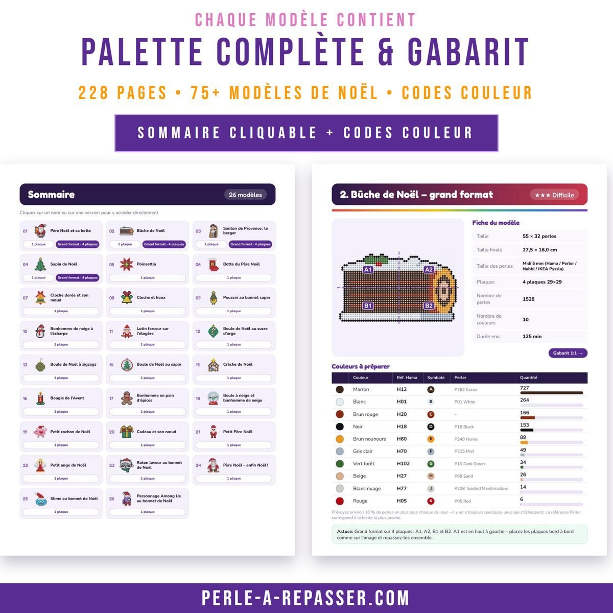 Modèles de Noël en perles à repasser – galeria3