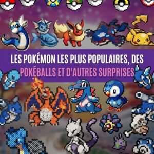Modèles Pokémon en perles à repasser - Collection complète